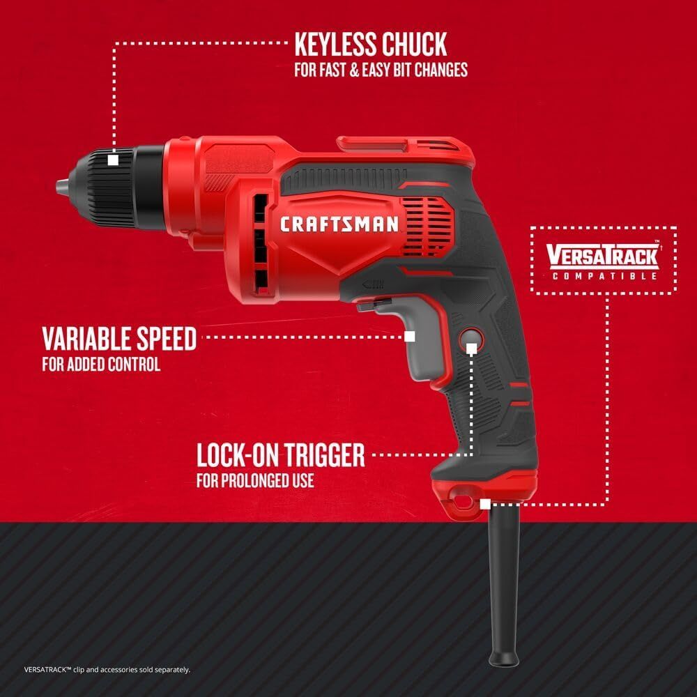 CRAFTSMAN CMED731-R 7 Amp 3/8 in. Drill/Driver
