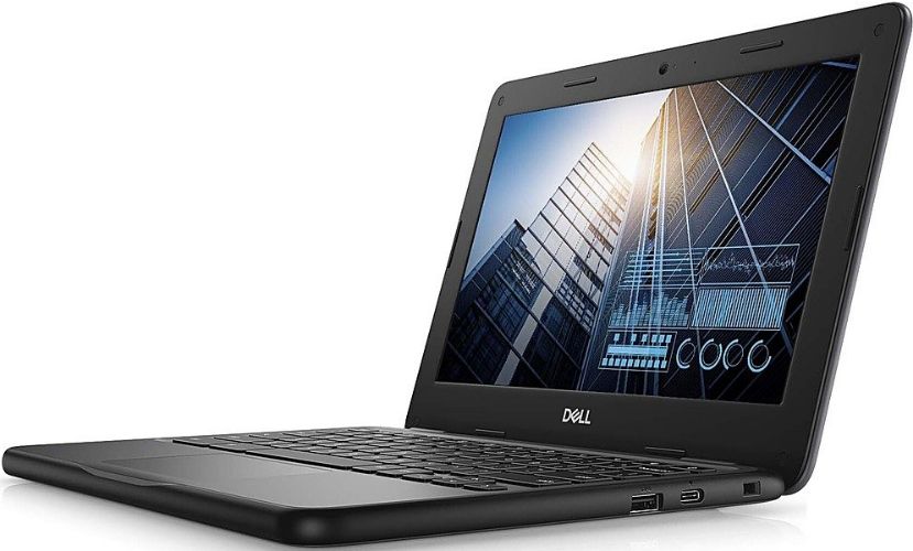 Dell Chromebook 11 3100 Laptop 11.6" - Black - Intel Celeron N4020 1.1GHz - 4GB RAM - 16GB