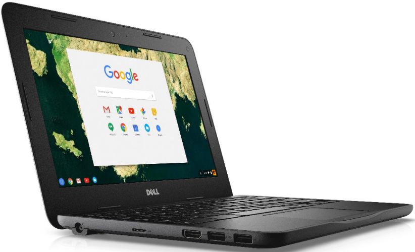 Dell Chromebook 11 3180 Laptop 11.6" - Black - Intel Celeron N3060 1.6GHz - 4GB RAM - 16GB