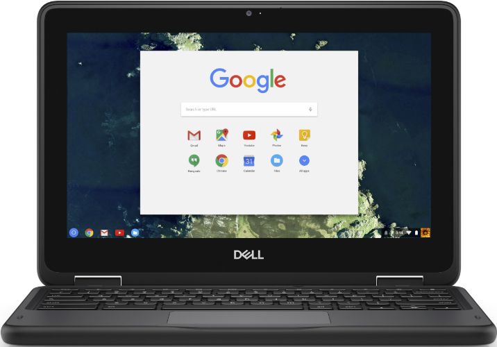 Dell Chromebook 11 5190 Laptop 11.6" - Black - Intel Celeron N3350 1.1GHz - 4GB RAM - 16GB
