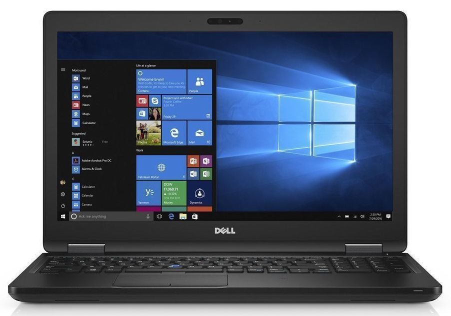 Dell Latitude 5580 Laptop 15.6" - Black - Intel Core i5-6440HQ 2.6GHz - 8GB RAM - 256GB