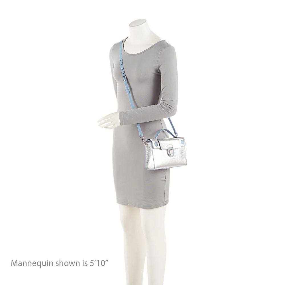 Dior Metallic Calfskin Diorever Top Handle