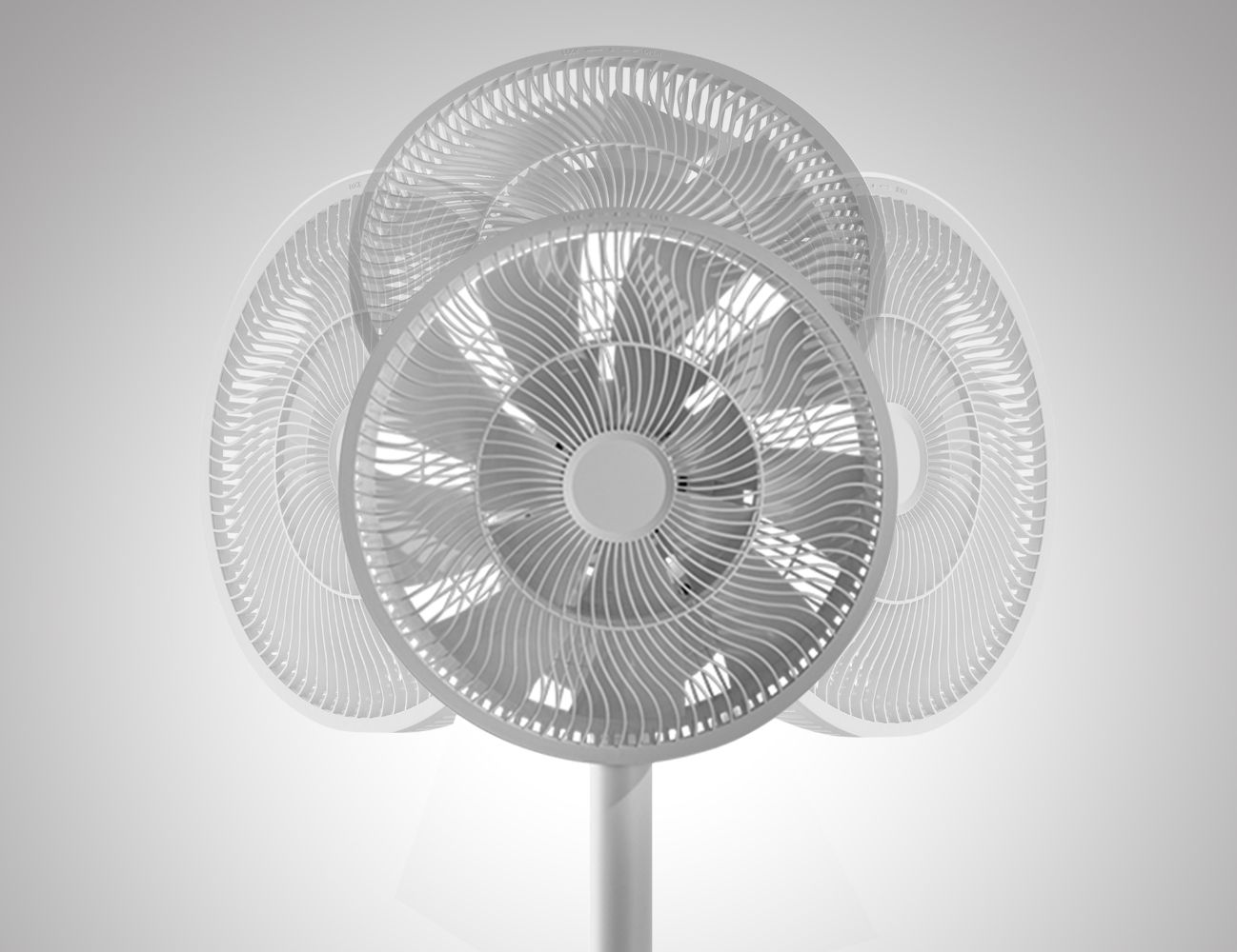 Duux Whisper Flex Smart Stand Fan - Cool Grey - Good