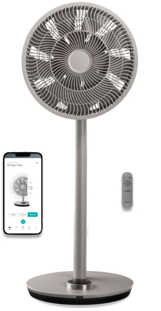 Duux Whisper Flex Smart Stand Fan - Authentic Grey - Good