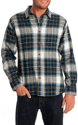 Eddie Bauer Men's Bristol Flannel Long Sleeve Shirt M