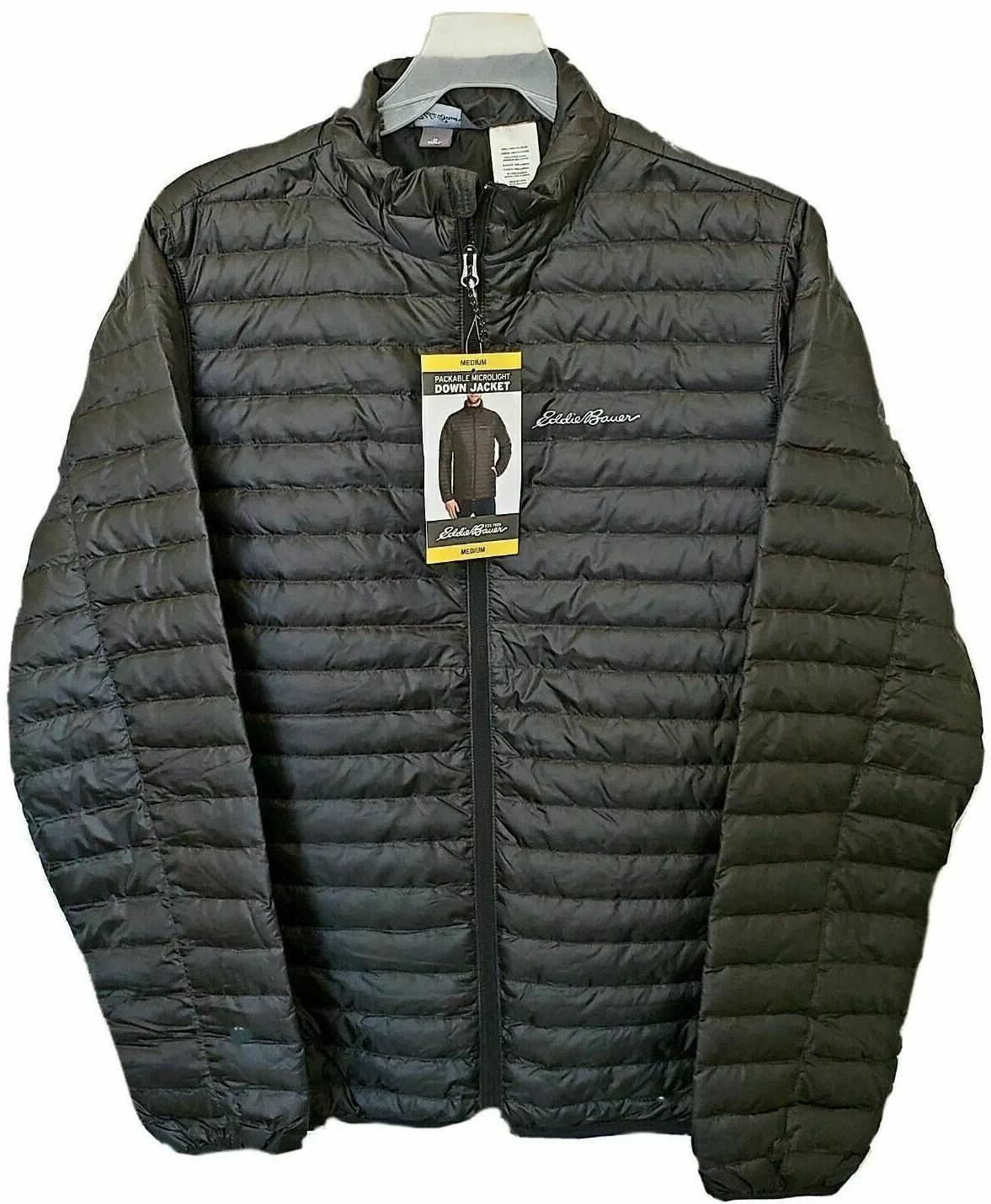 Eddie Bauer Men's Packable Microlight Down Jacket XL