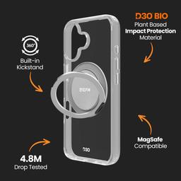 EFM EFM Alta with D3O Bio Phone Case for iPhone 16