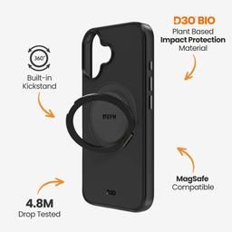 EFM EFM Alta with D3O Bio Phone Case for iPhone 16 Plus