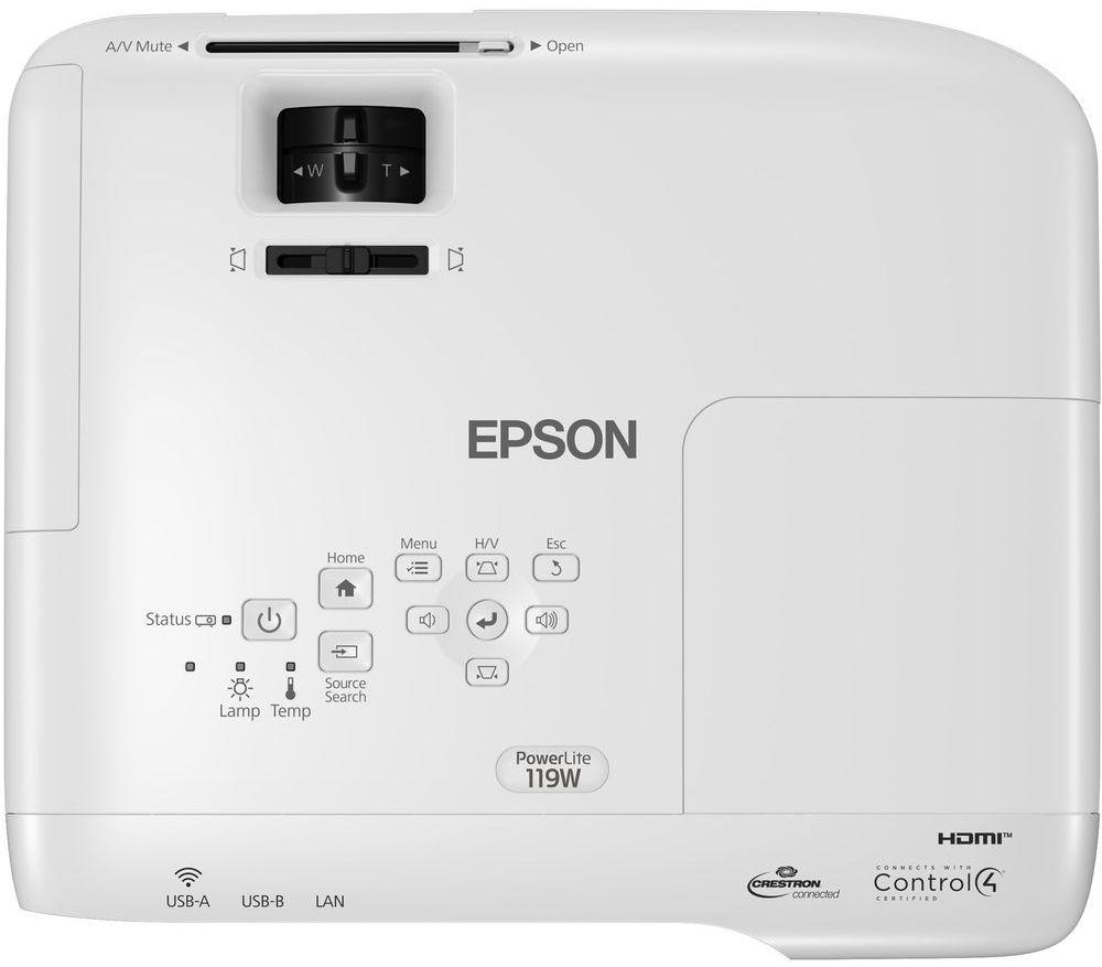 Refurbished Epson PowerLite 119W LCD Projector 4:3 V11H985020 - Reebelo United Kingdom
