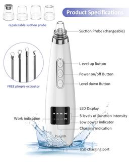 Euasoo JHF-15 Blackhead Remover Pore Cleaner Kit