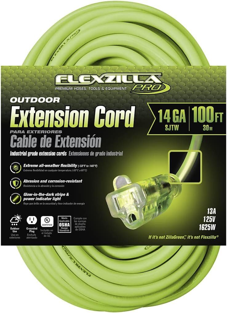 Flexzilla FZ512735 Pro Extension Cord