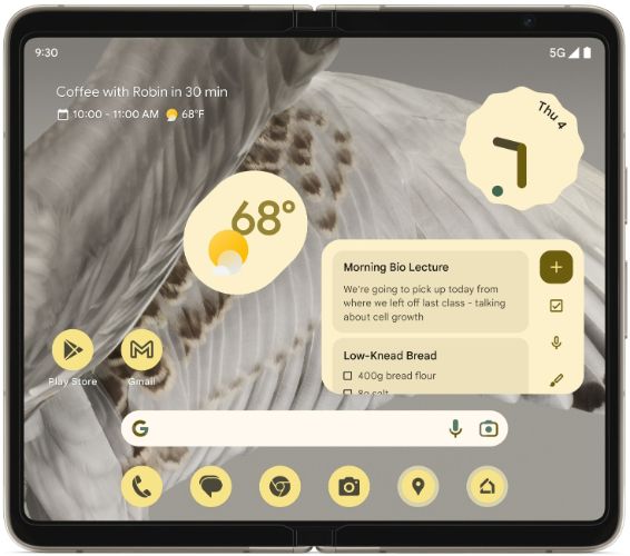 Google Pixel Fold (5G) - 256GB - Porcelain - Unlocked