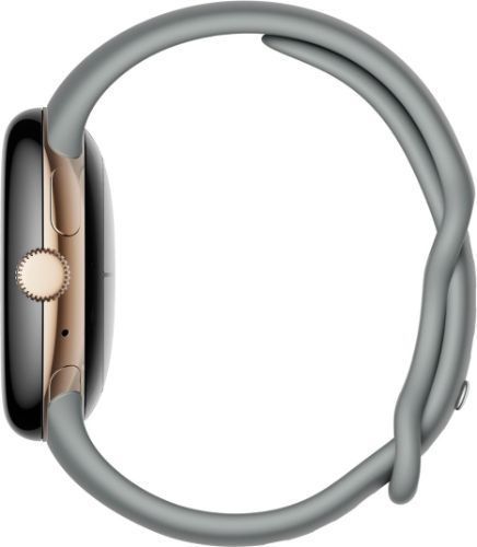 Google Pixel Watch 1 (Bluetooth) - 32GB - 41mm - Champagne Gold Stainless Steel Case with Hazel Fluoroelastomer Active Band