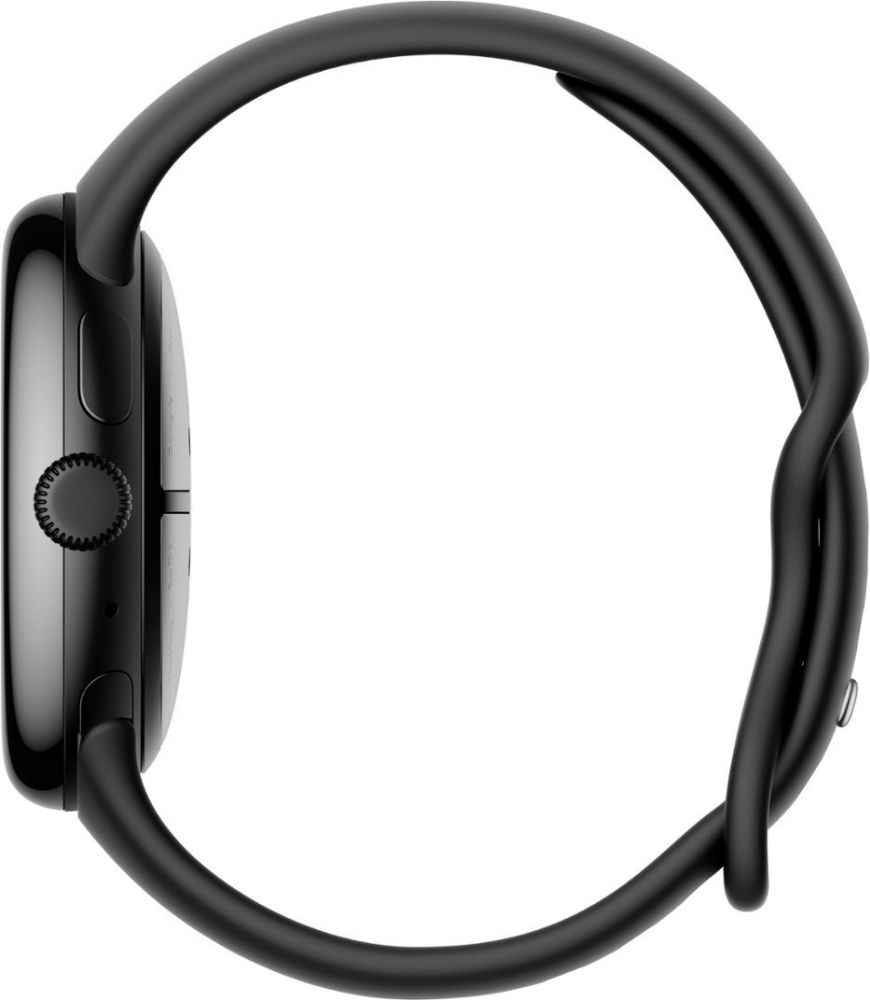 Google Pixel Watch 3 (Bluetooth) - 32GB - 41mm - Matte Black 100% Recycled Aluminum Case with Obsidian Fluoroelastomer Active Band