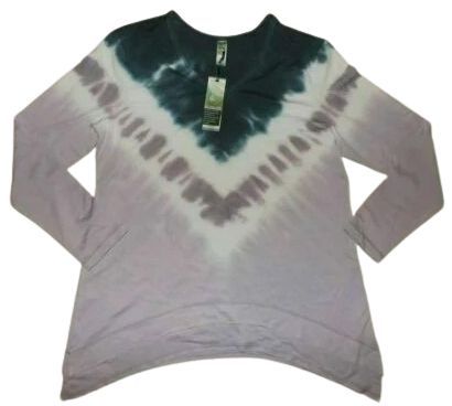 GreenTea Women's Tie Dye Top XXL