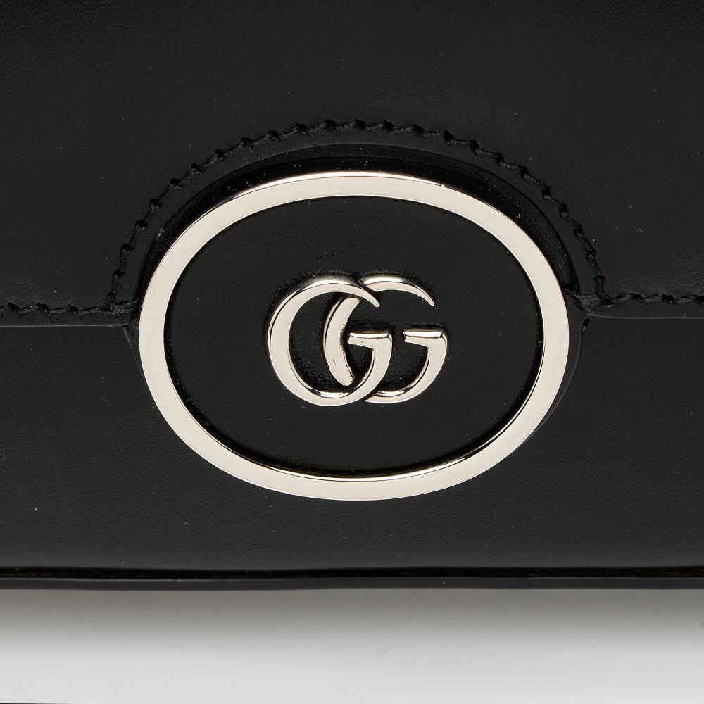 Gucci Calfskin Petite GG Mini Shoulder Bag