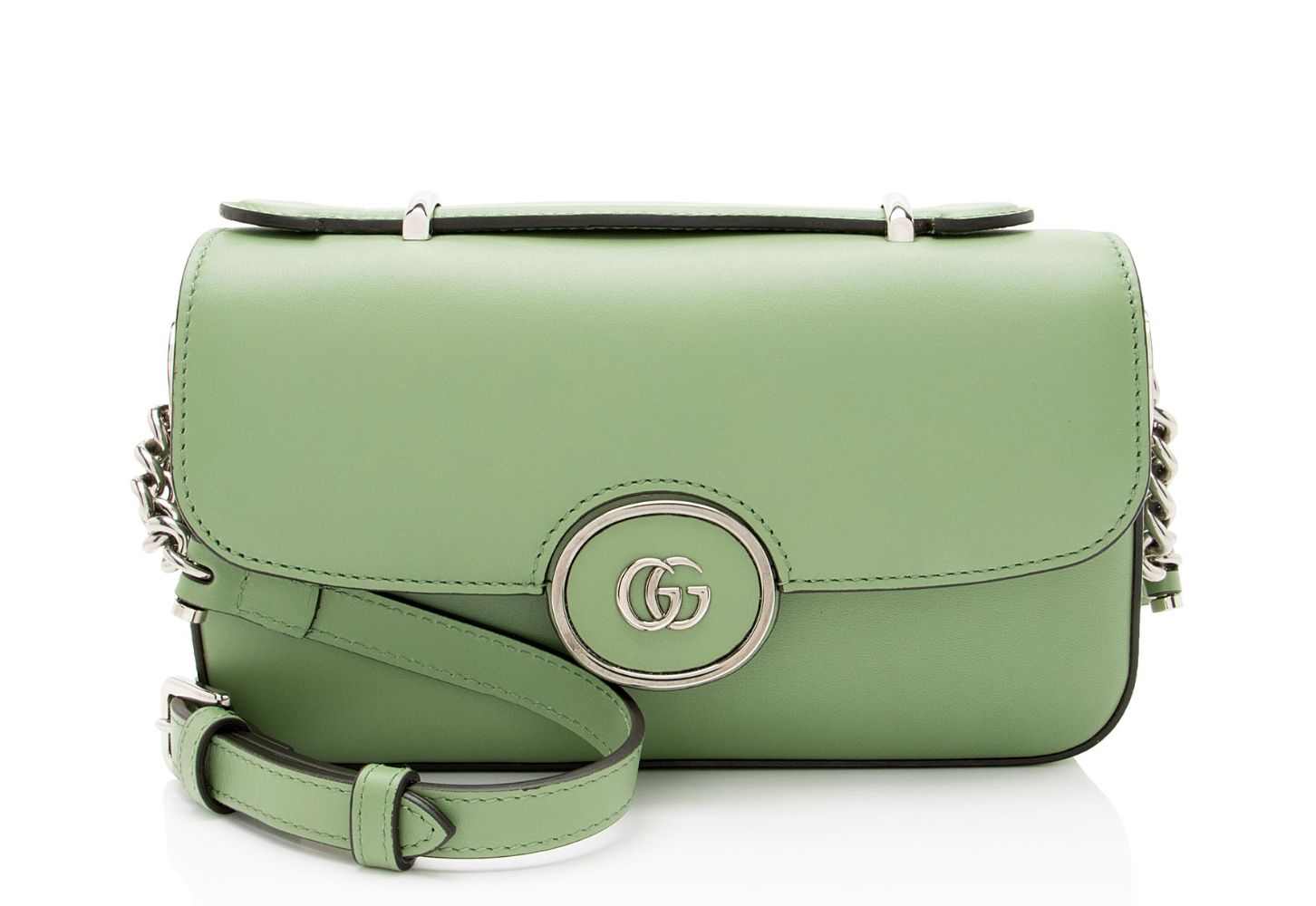 Gucci Calfskin Petite GG Mini Shoulder Bag