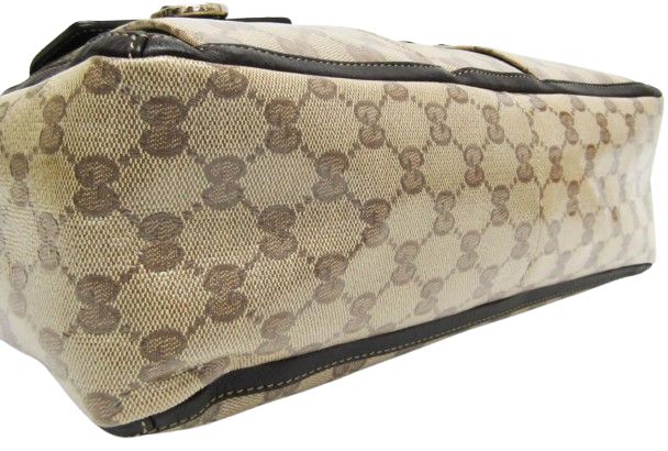 Gucci GG Crystal Leather PVC Tote Bag