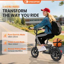 Gyrocopters PixAI Electric Foldable Cargo Bike