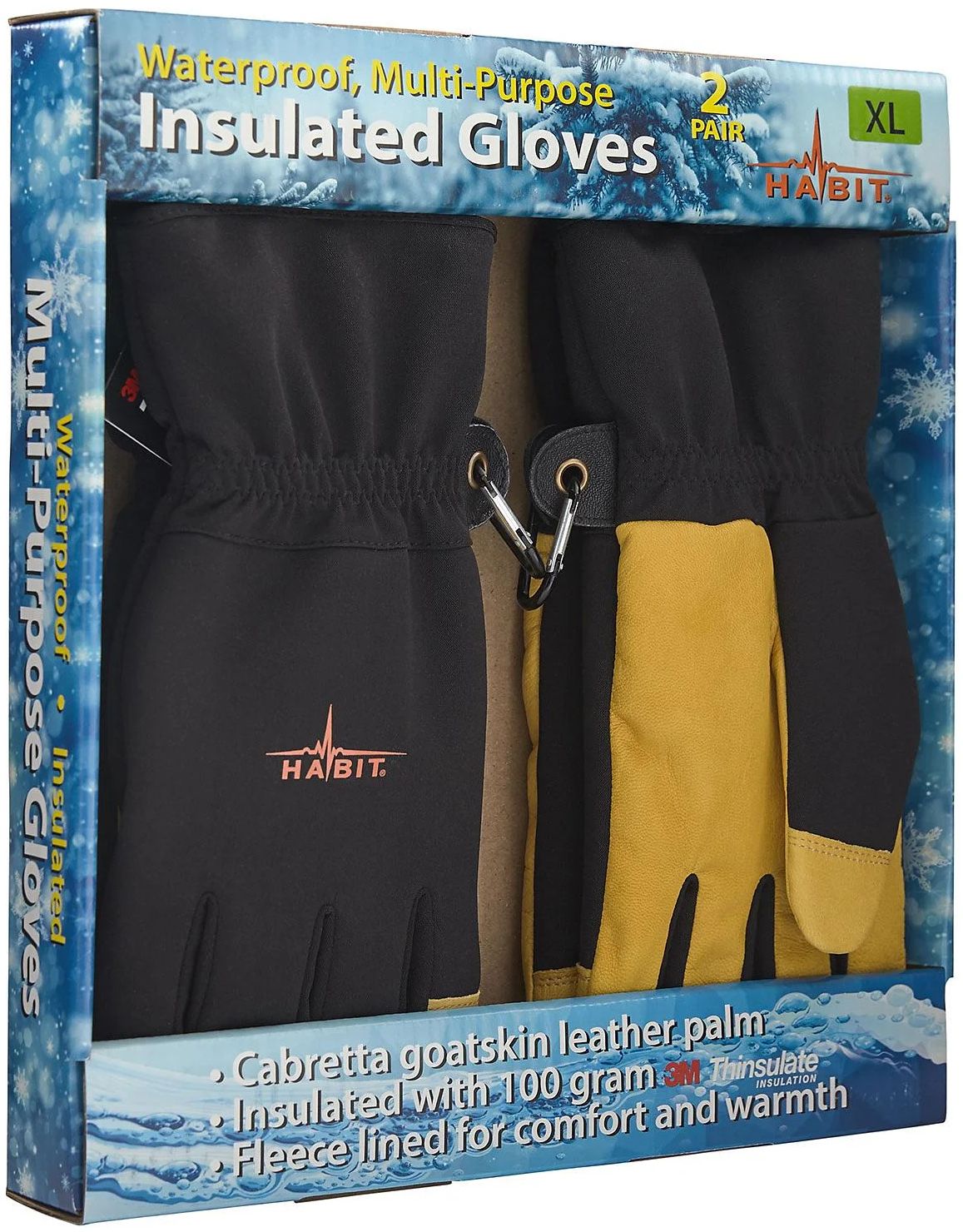Habit Waterproof Multi-Purpose Insulated Gloves XL