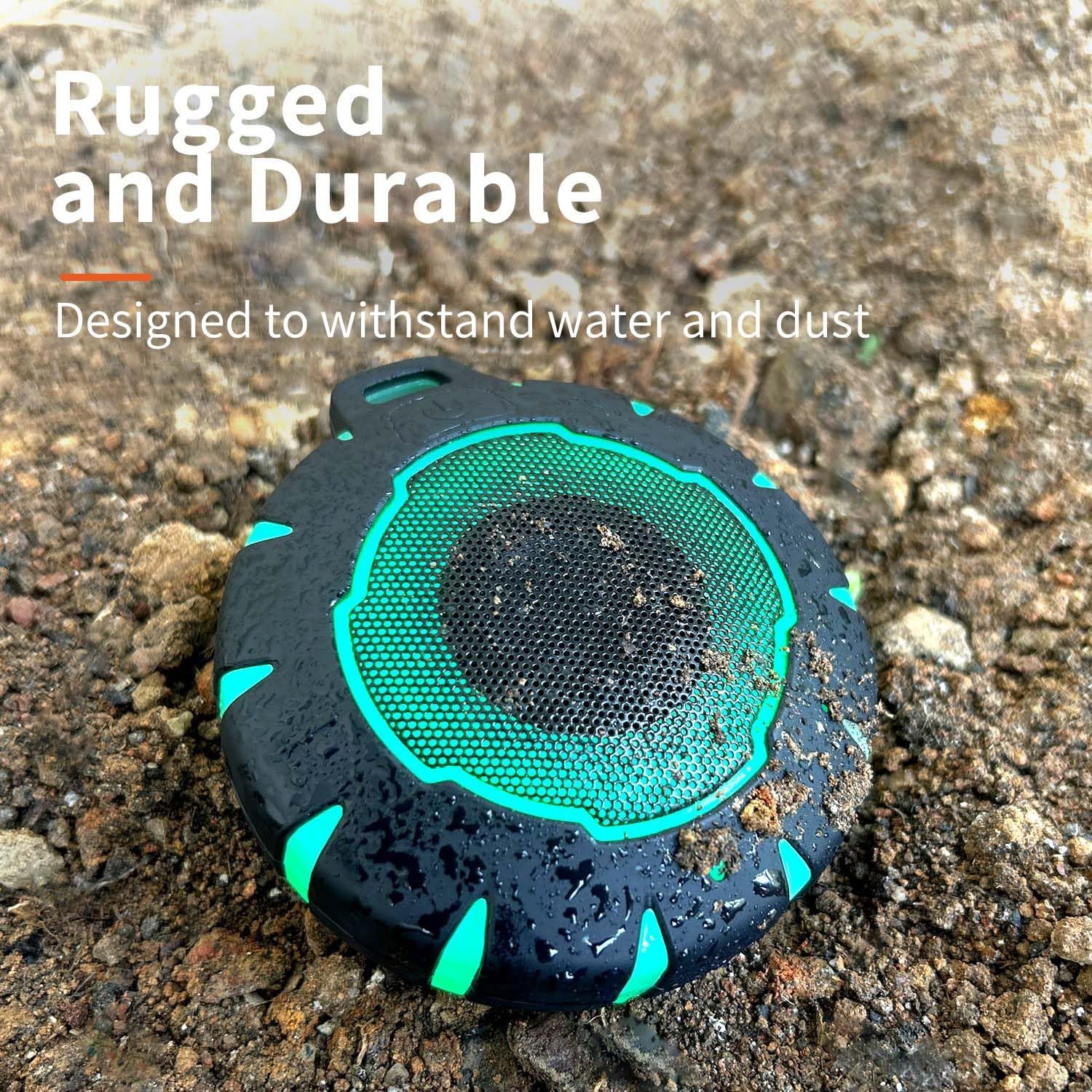 HEYSONG Waterproof Shower Bluetooth Speaker B18L