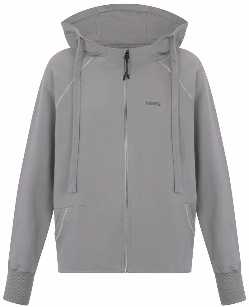 Hoseg Men's Full Zip Hoodie (L)