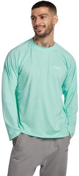 Hoseg Men's Polo Long Sleeve UV Shield (L)