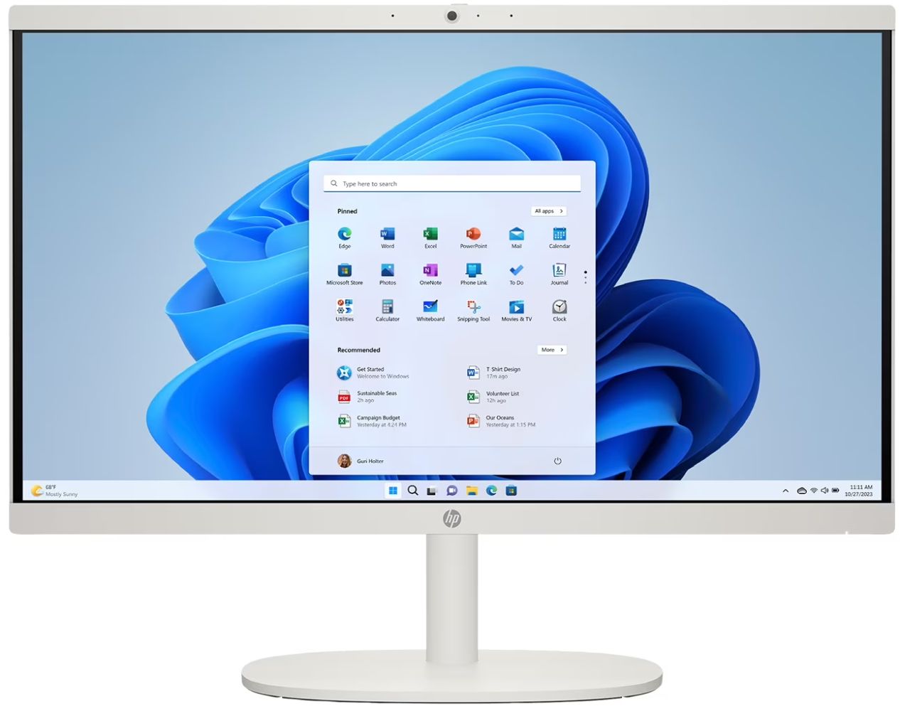 HP 22-dg0023w AIO Desktop PC 22"