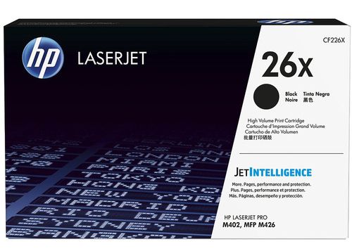 HP 26X High Yield Black LaserJet Toner Cartridge