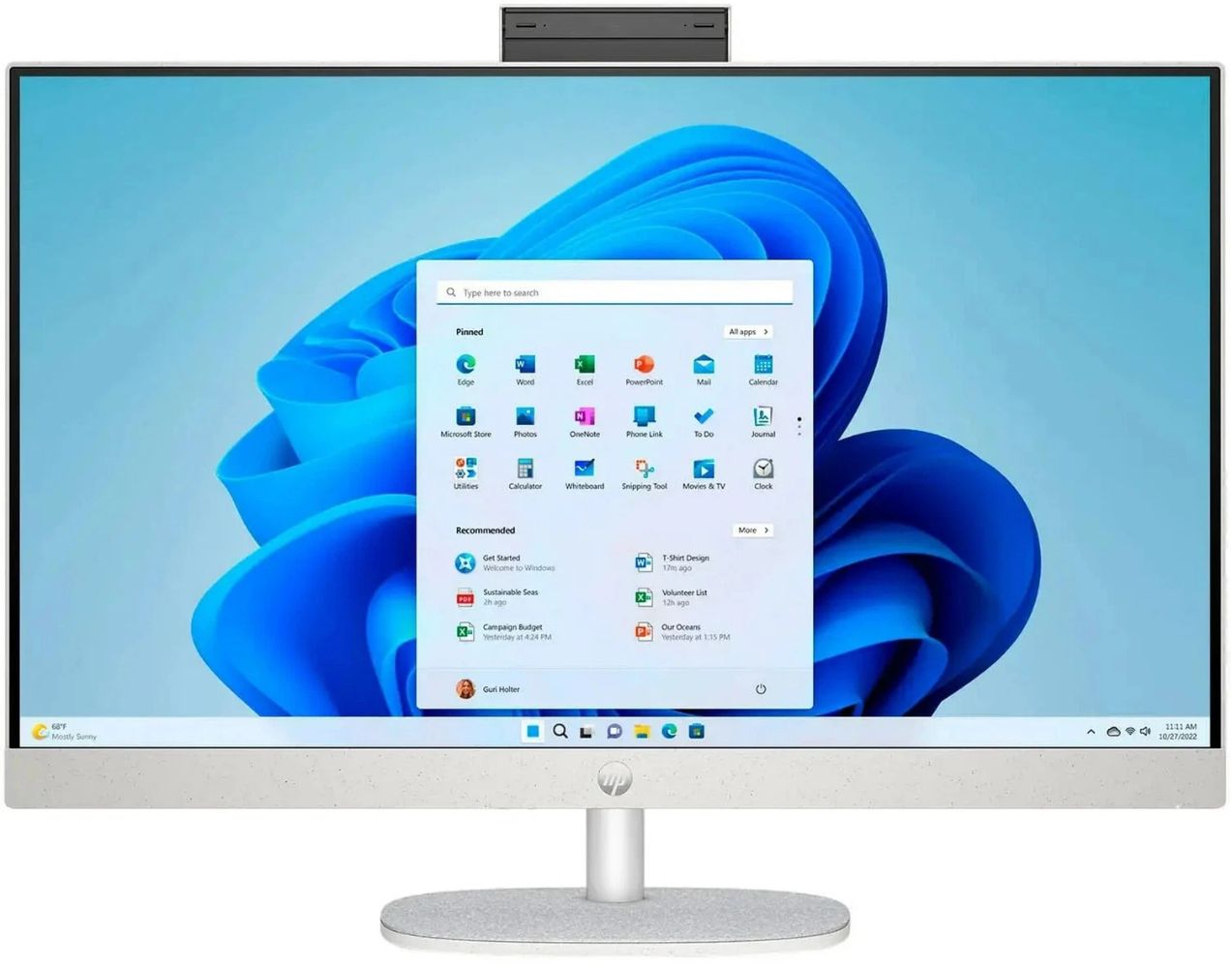 HP 27-cr0306 AIO Desktop PC 27"