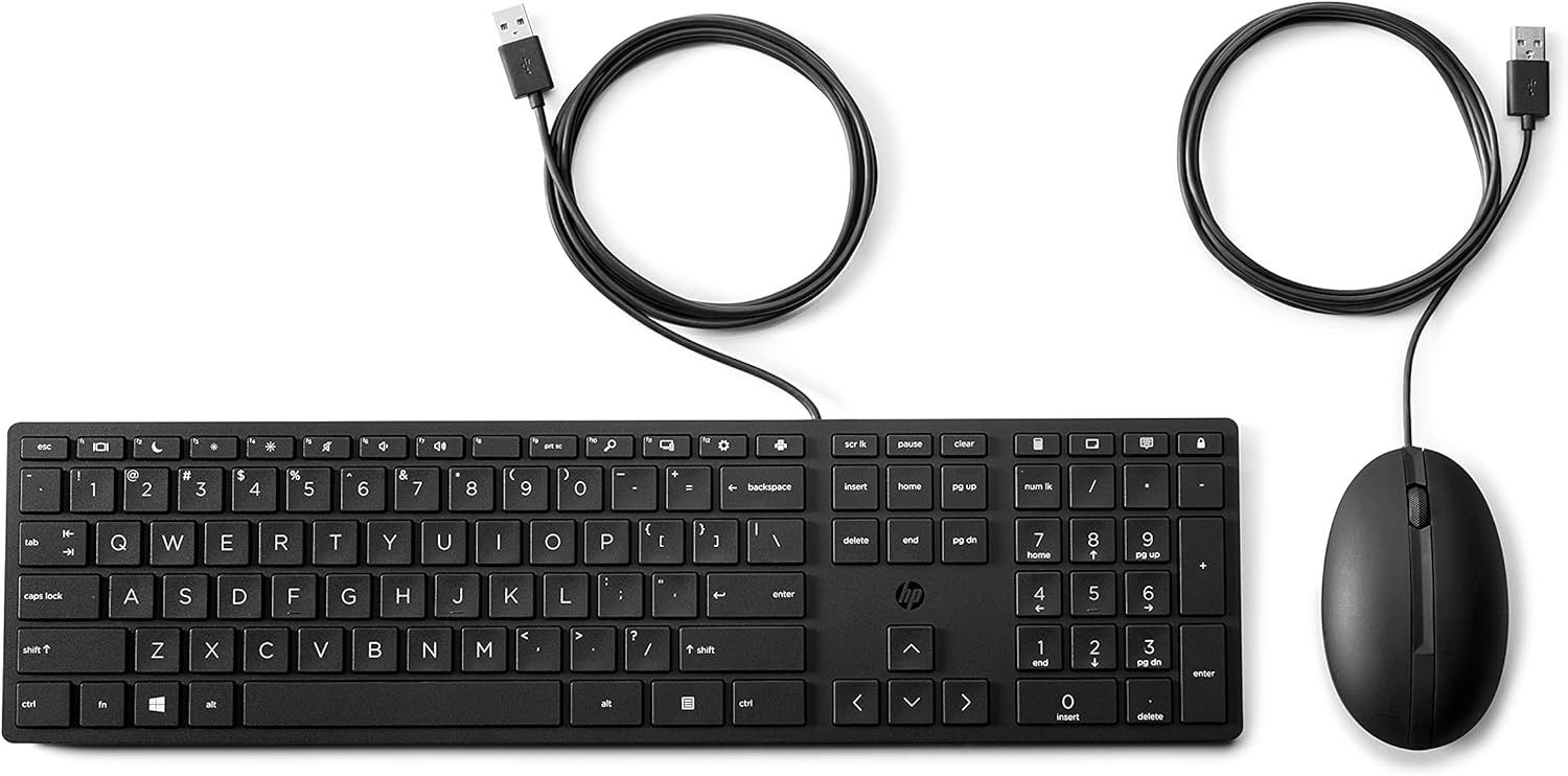 HP HP 320MK Wired Desktop Mouse and Keyboard Combo