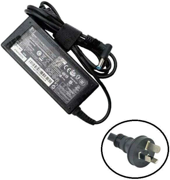 HP 65W AC Adapter Charger (Blue Tip)