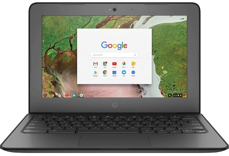 HP Chromebook 11 G6 EE Laptop 11.6" - Gray - Intel Celeron N3350 1.10GHz - 4GB RAM - 16GB