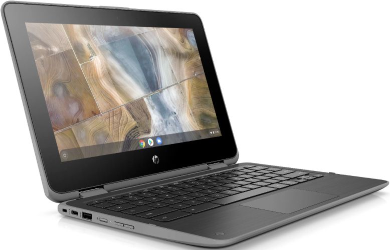 HP Chromebook x360 11 G7 EE Laptop 11.6" - Chalkboard Gray - Intel Celeron N4000 1.1GHz - 4GB RAM - 32GB