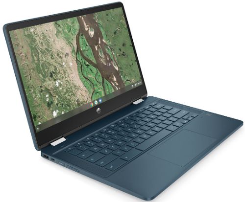 HP Chromebook x360 14a-ca0130wm 14" - Forest Teal - Intel Celeron N4120 1.10GHz - 4GB RAM - 64GB