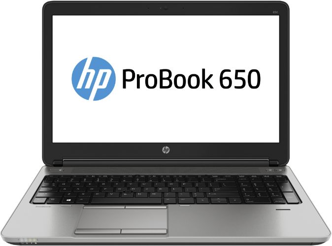 HP ProBook 650 G1 Notebook PC 14" - Silver - Intel Core i5-4210M 2.6GHz - 4GB RAM - 128GB