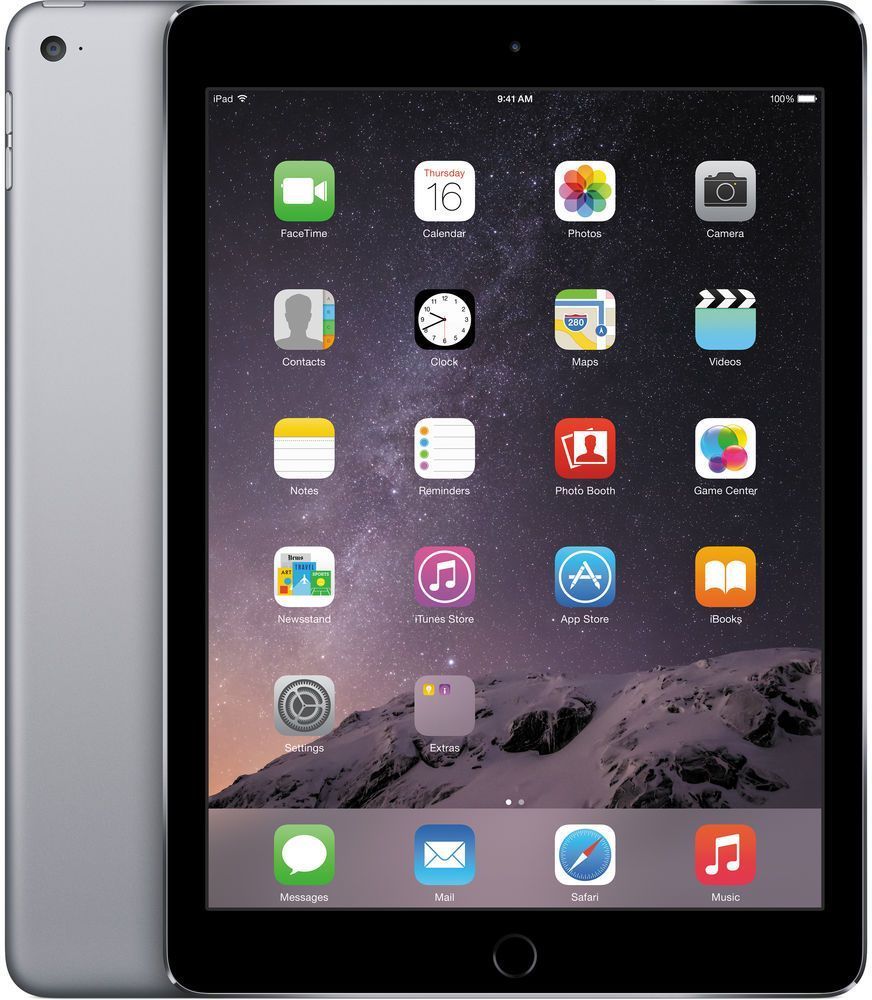 iPad Air 9.7-inch (2014) 2nd Gen - 16GB - Cellular + WiFi - Space Grey