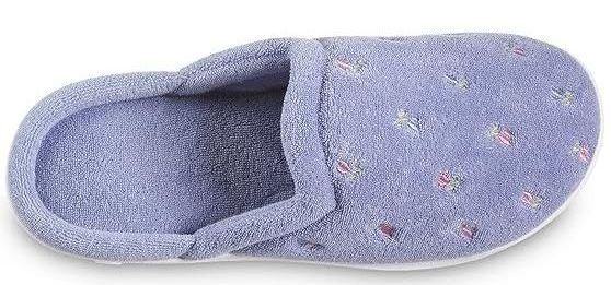 Isotoner Bedroom Slip-On with Enhanced Heel Cushion