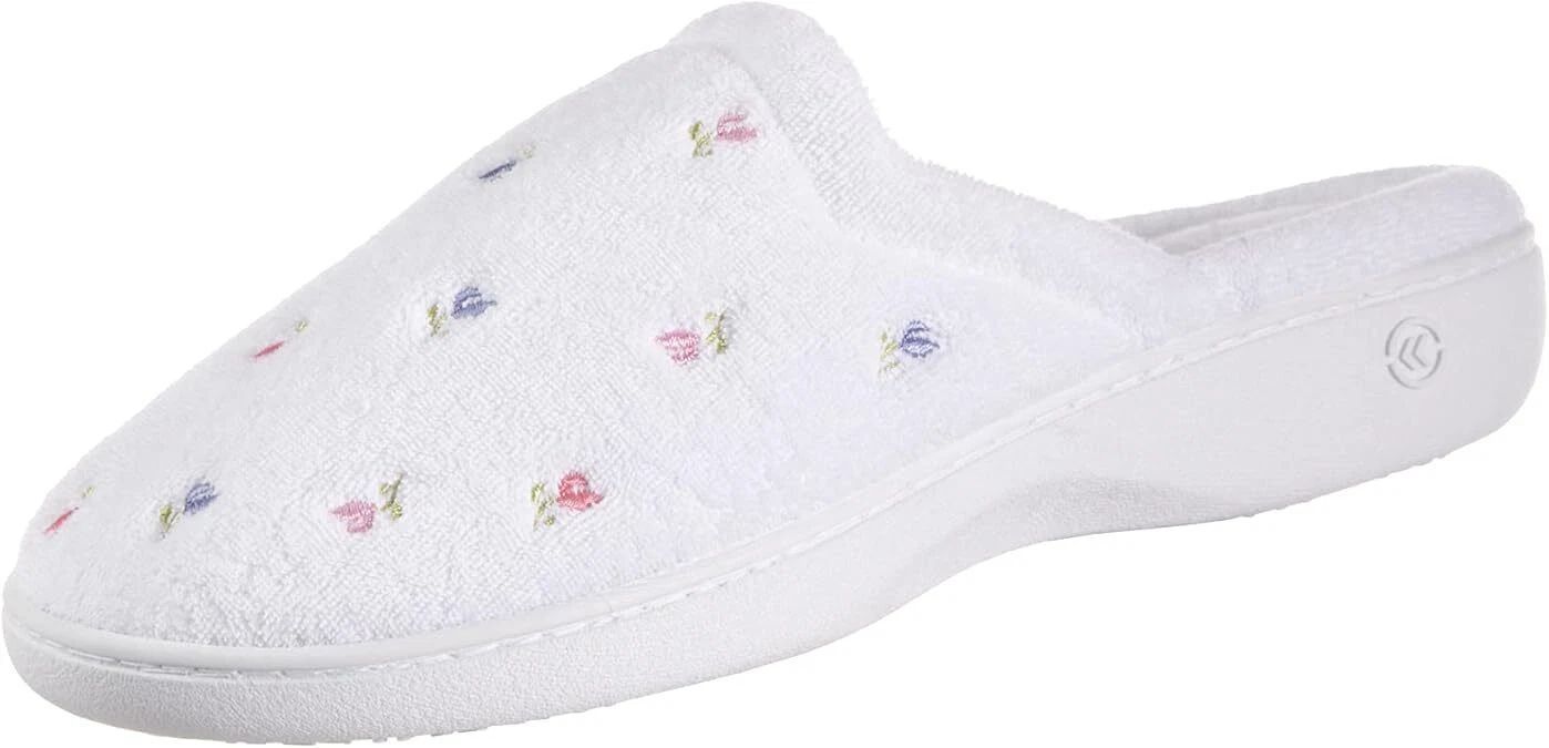 Isotoner Bedroom Slip-On with Enhanced Heel Cushion