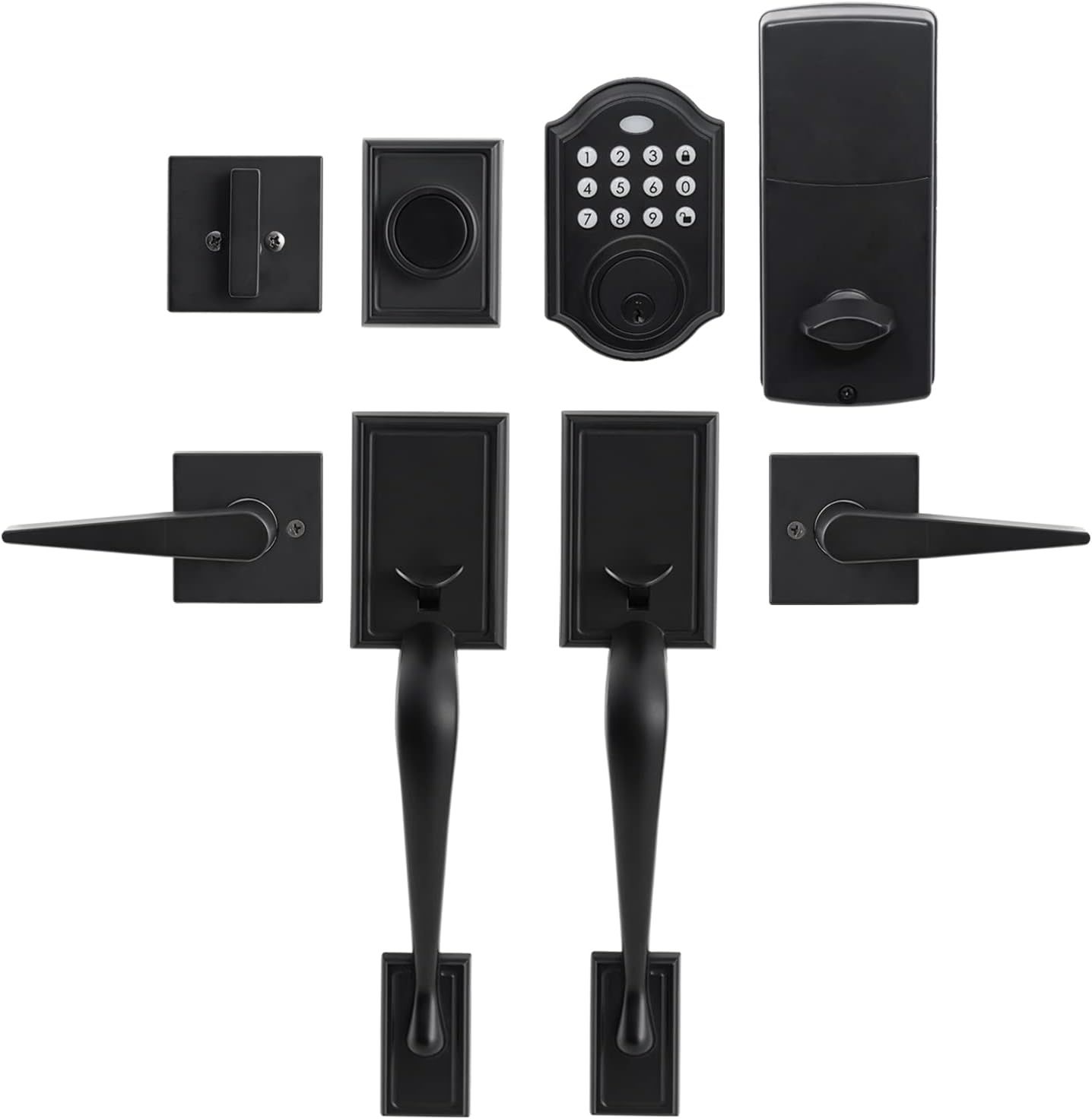 Kiayaci Double Door Handle Lock Set