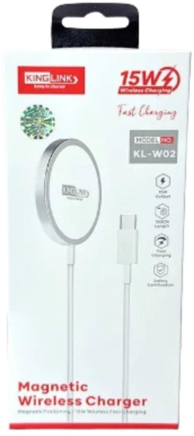 Refurbished Kinglink KLW02 15W Magnetic Wireless Charger Pad (1M) - Reebelo United Kingdom