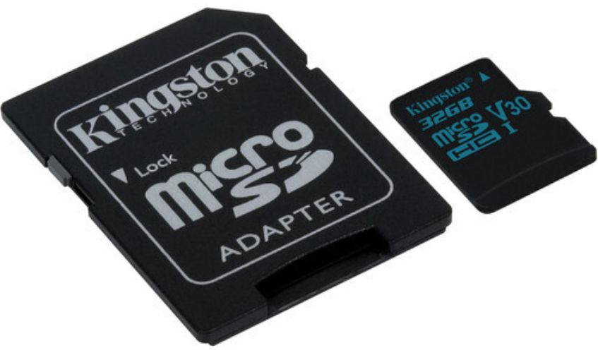 Kingston Canvas Go! microSD card with SD Adapter