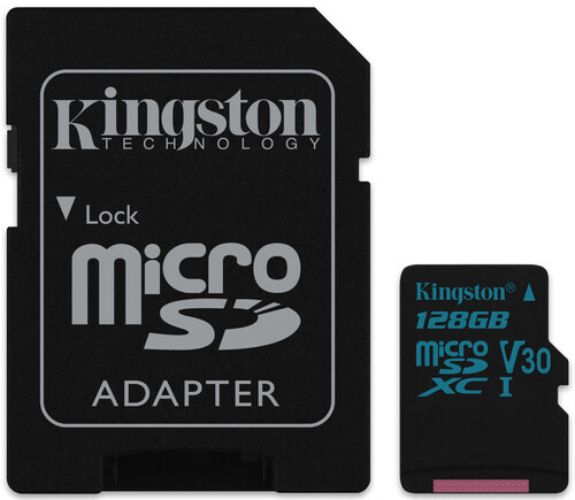 Kingston Canvas Go! microSD card with SD Adapter