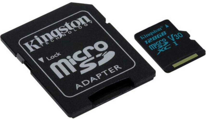 Kingston Canvas Go! microSD card with SD Adapter