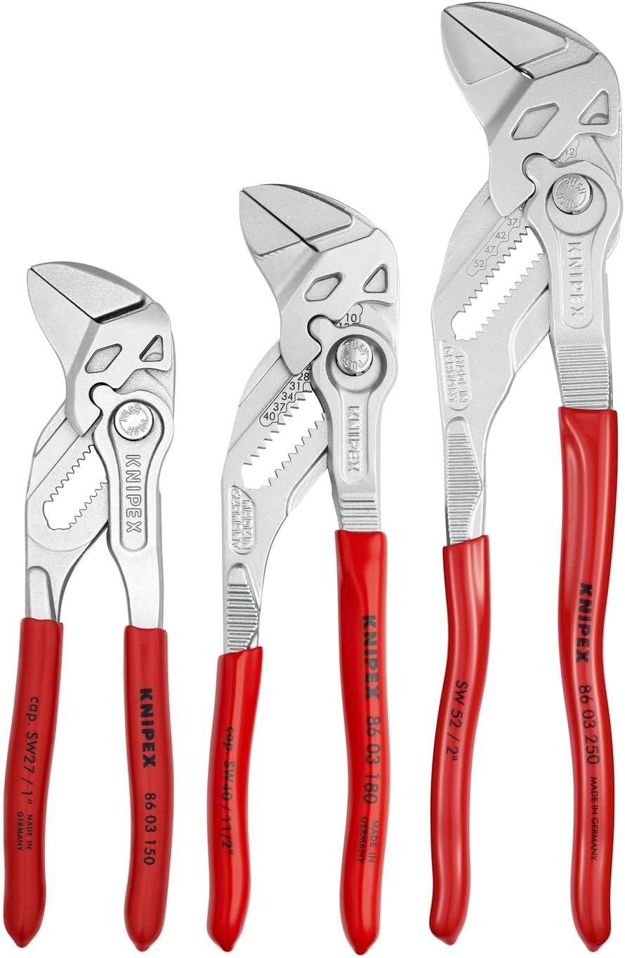 Refurbished Knipex 9K 00 80 45 US 3 Pcs Pliers Wrench Set - Reebelo United Kingdom