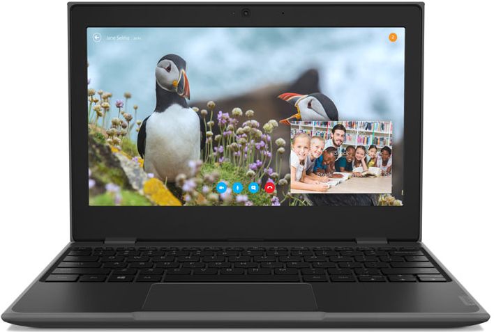 Lenovo 100e Laptop 11.6" (2nd Gen) - Black - Intel Celeron N4020 1.1GHz - 4GB RAM - 64GB