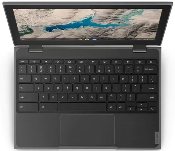 Lenovo 100e Chromebook (2nd Gen) Laptop 11.6" - Black - AMD A4-9120C 1.6GHz - 4GB RAM - 32GB