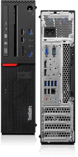 Lenovo ThinkCentre M900 SFF Desktop + 4K 2-Monitor (Bundle)