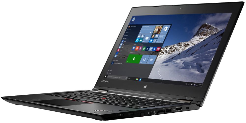 Lenovo ThinkPad Yoga 260 2-in-1 Laptop 12.5" - Black - Intel Core i5-6200U 2.3GHz - 16GB RAM - 512GB