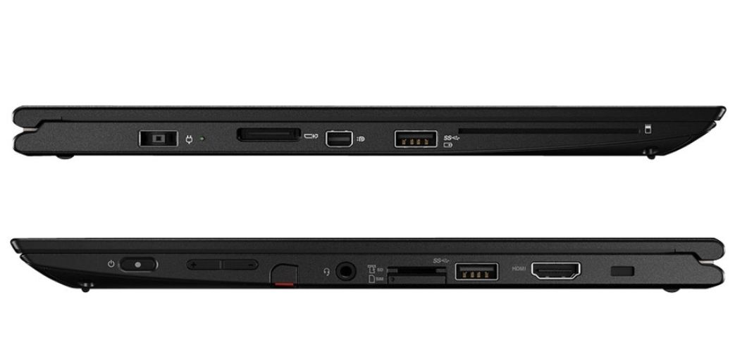 Lenovo ThinkPad Yoga 260 2-in-1 Laptop 12.5" - Black - Intel Core i5-6200U 2.3GHz - 16GB RAM - 512GB